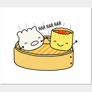 Har Gow Siu Mai. Laugh More Smile More. Posters and Art